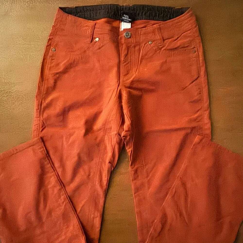 NWOT Kuhl Hiking Legendary Pants Splash Metro Orange - Size 6 Regular - Picture 1 of 5